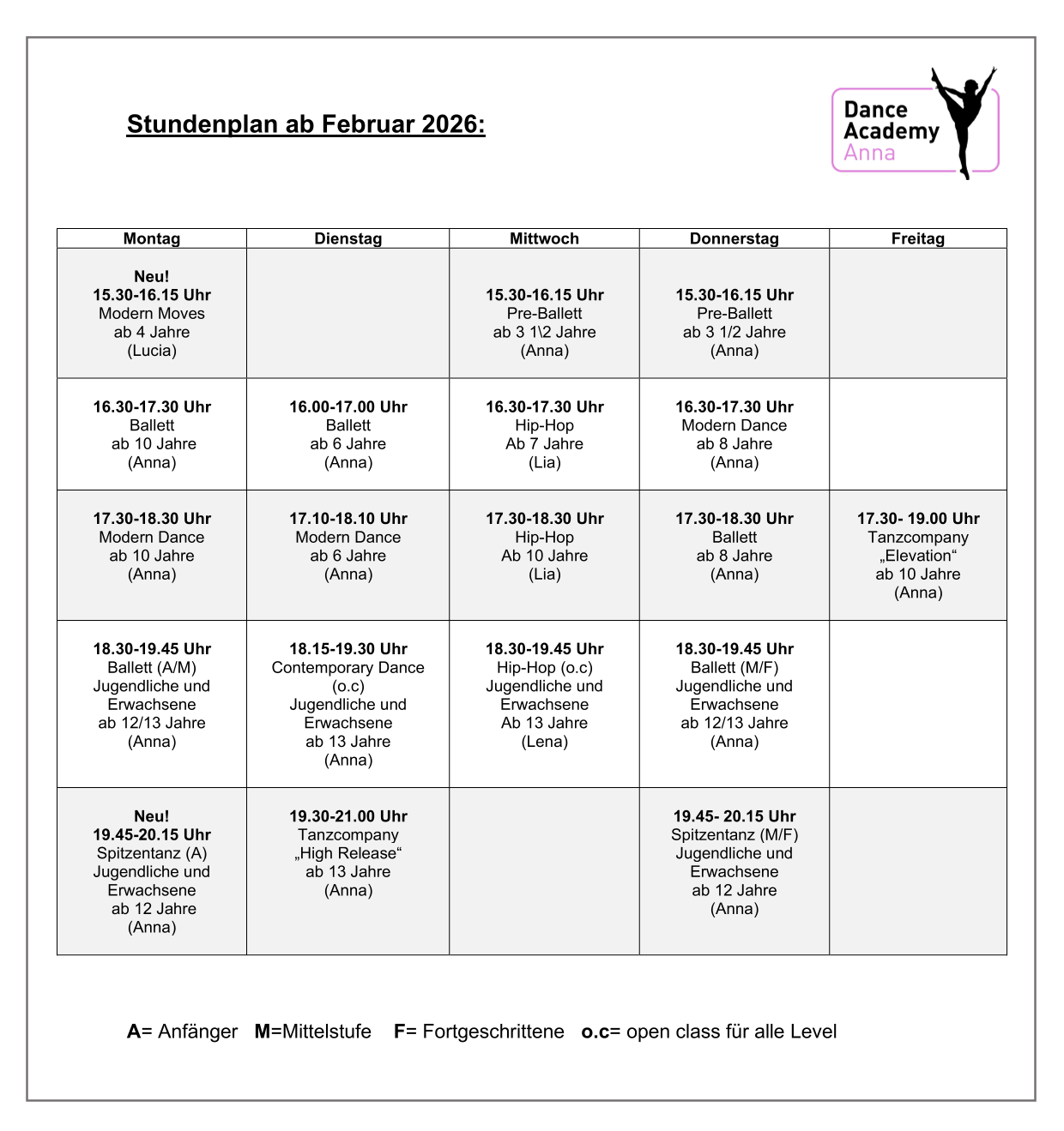 Dance-Academy-Anna_Weingarten_Stundenplan_Februar_2026